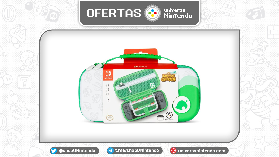 Estojo de Carga p Nintendo Switch PowerA (Animal Crossing)