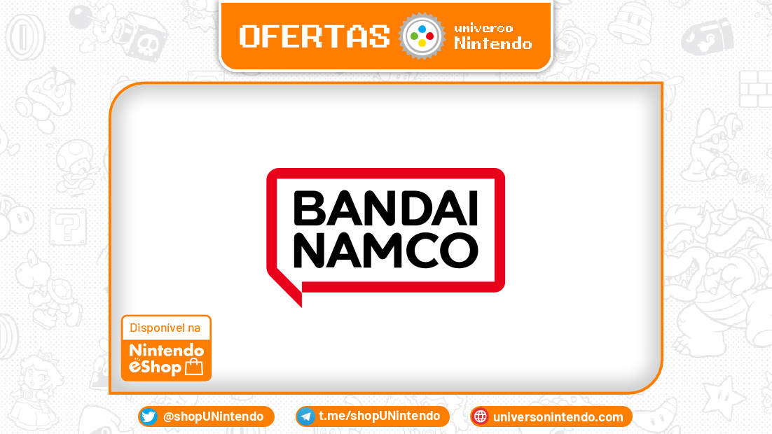Ofertas Nintendo eShop Brasil  Bandai Namco – Confira a lista de