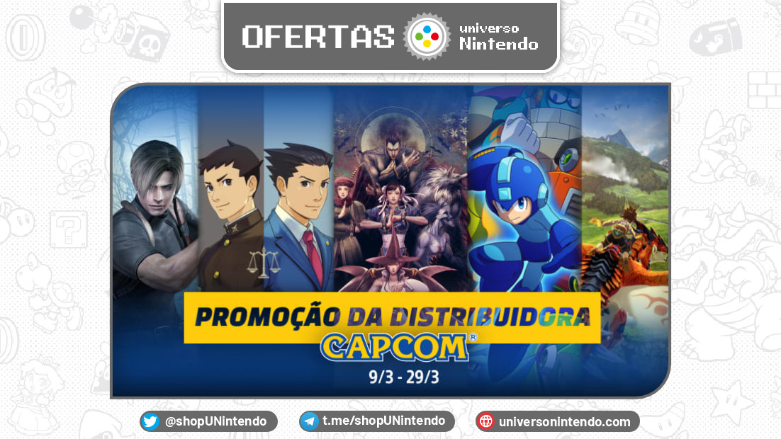 Ofertas Nintendo eShop  Brasil – Jogos da Capcom entram em