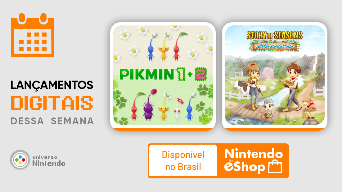 Lançamentos da semana na loja brasileira do Nintendo Switch