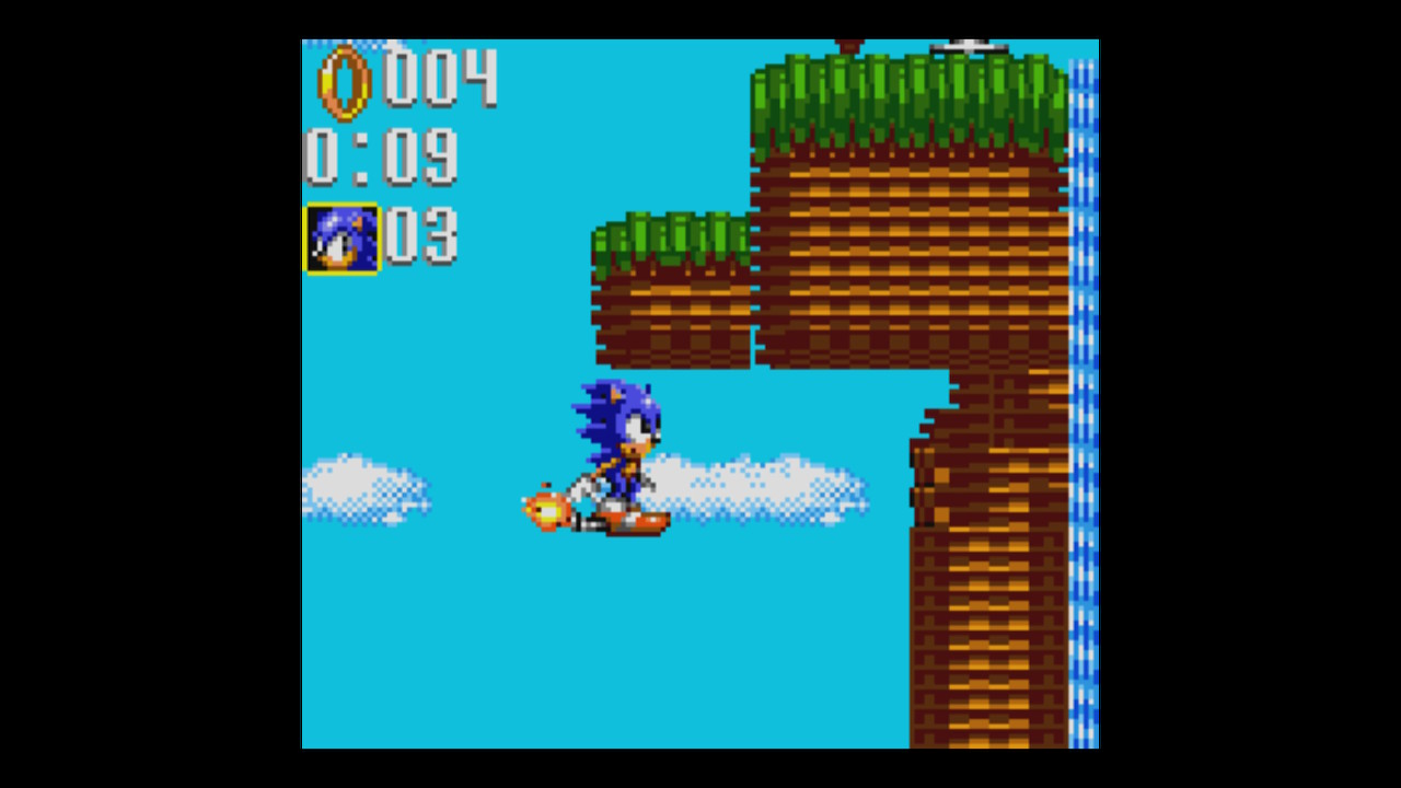 Sonic no foguetinho