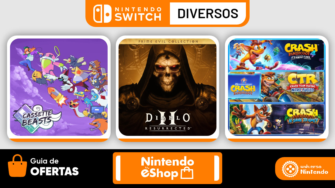 Nintendo Switch Promoções: Jogos da Warner Bros. Games com até 90% de  desconto!