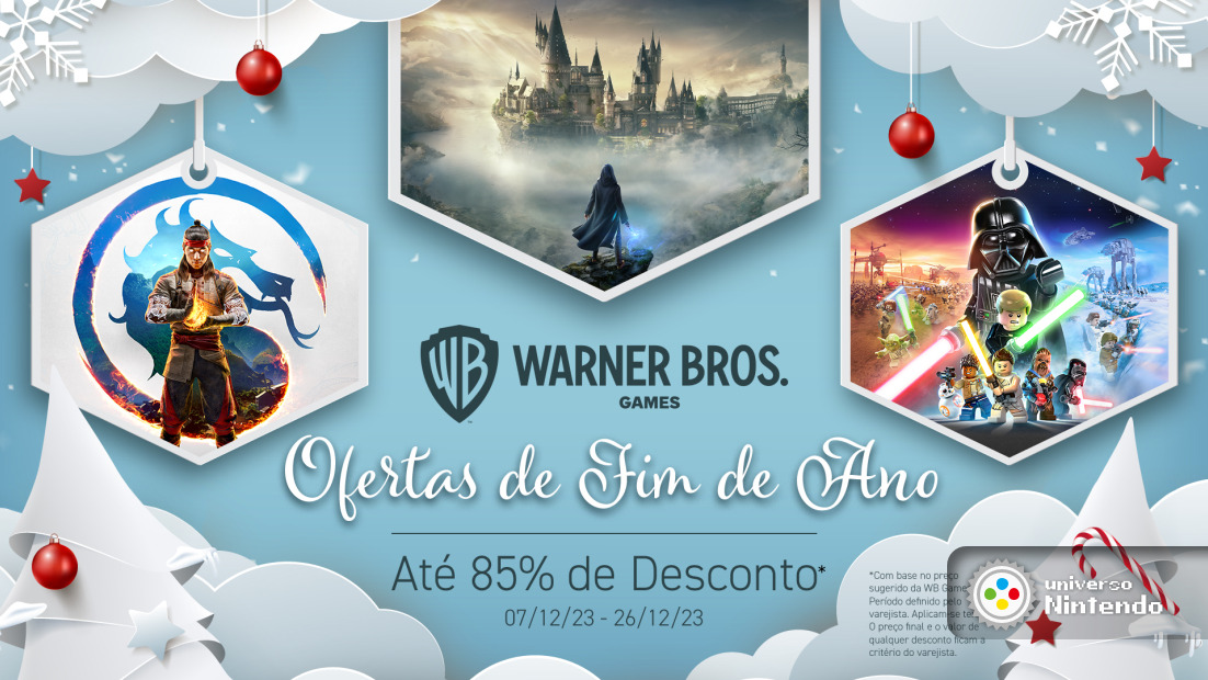 Oferta Warner Bros Nintendo Brasil
