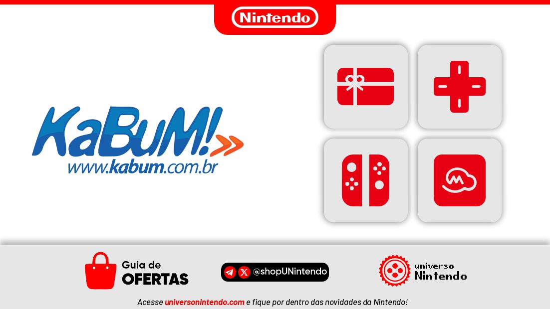 Oferta Nintendo Brasil KaBuM