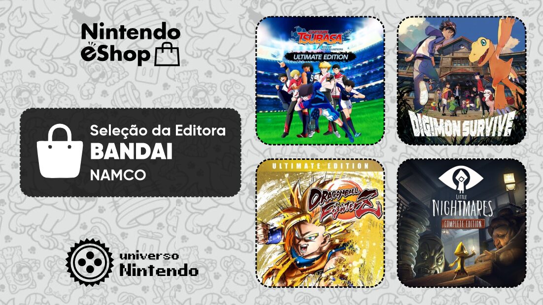 Oferta Nintendo Brasil Bandai Namco