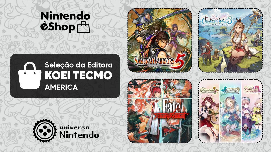 Oferta Nintendo Brasil Koei Tecmo