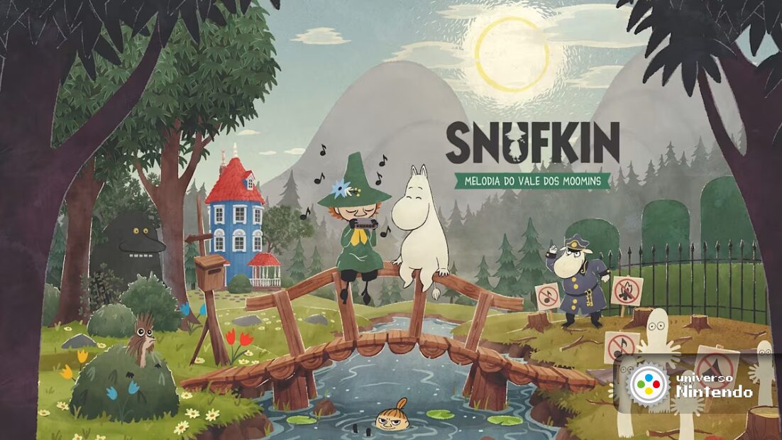 Snufkin Melodia do Vale dos Moomins