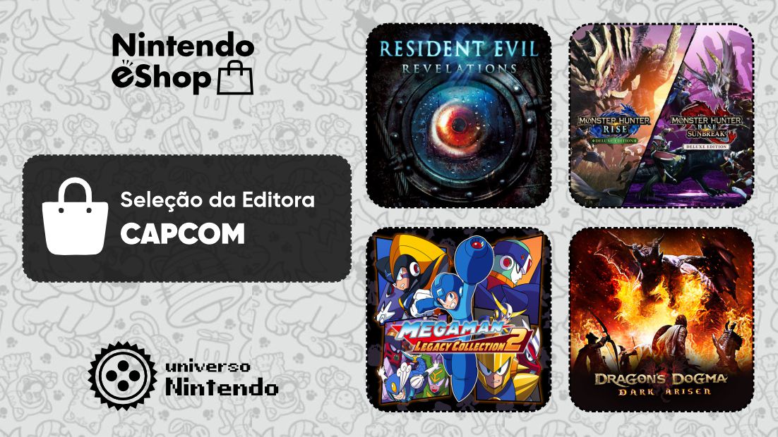 Oferta Nintendo Brasil Capcom