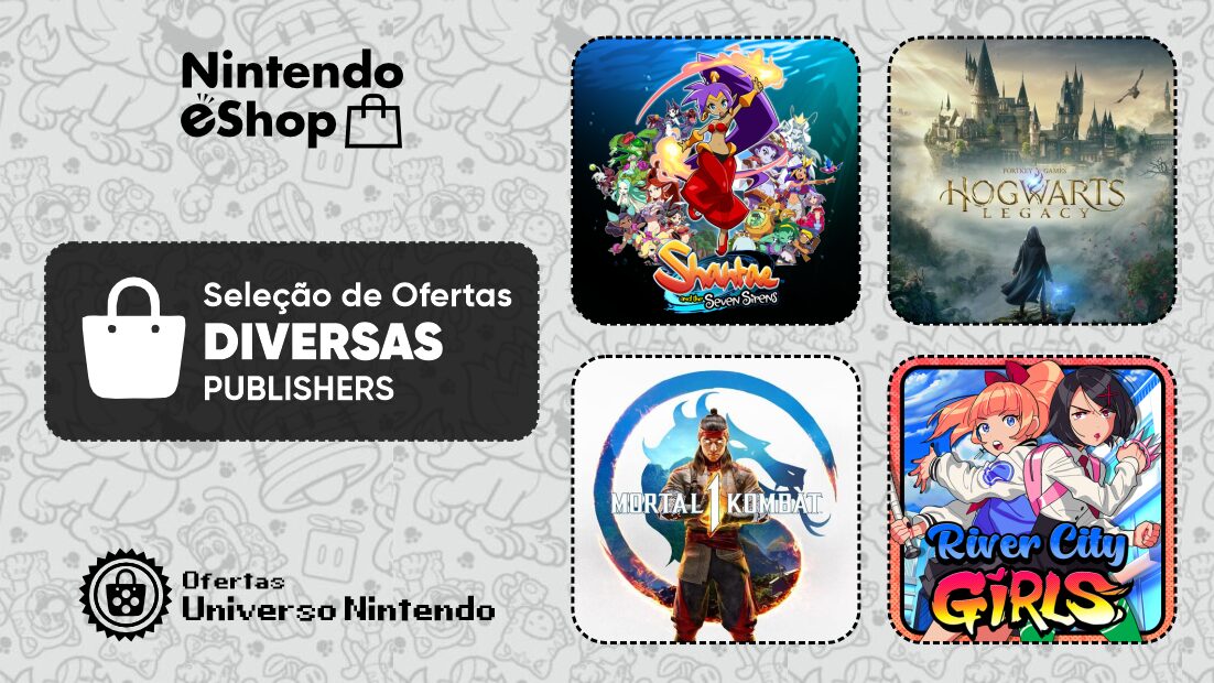 Oferta Nintendo Brasil WBGames e WayForward