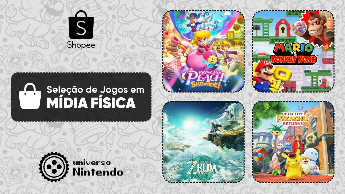Oferta Nintendo Brasil Shopee