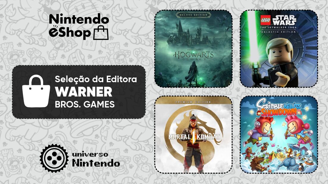 Oferta Nintendo Brasil Warner Bros. Games