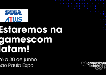 gamescom latam – SEGA / ATLUS confirma sua participação no evento com estações em área da Nuuvem