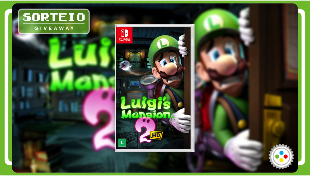 Sorteio Luigi's Mansion 2 HD