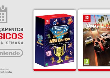 Lançamentos físicos da semana que termina em 20/Jul – Nintendo World Championships: NES Edition, Hot Lap Racing e mais