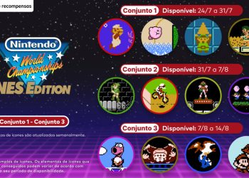 Nintendo Switch Online | Missões & Recompensas – Elementos de ícone baseados em Nintendo World Championships: NES Edition são disponibilizados
