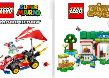 Primeiros conjuntos LEGO Super Mario: Mario Kart são revelados e novos conjuntos Animal Crossing são introduzidos