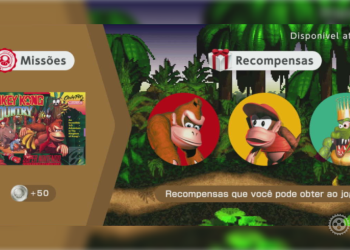 Nintendo Switch Online | Missões & Recompensas – Elementos de ícone baseados em Donkey Kong Country (SNES) são disponibilizados