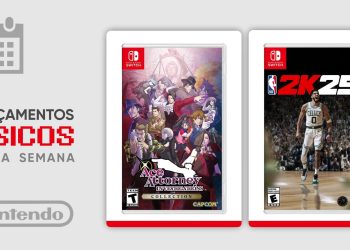 Lançamentos físicos da semana que termina em 7/Set – Ace Attorney Investigations Collection, NBA 2K25 e mais