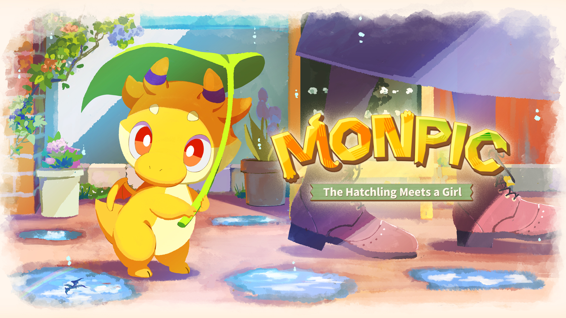 MONPIC: The Hatchling Meets a Girl