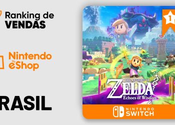 Vendas no Brasil | Ranking da eShop até 28/Set – Zelda: Echoes of Wisdom estreia no topo como mais vendido