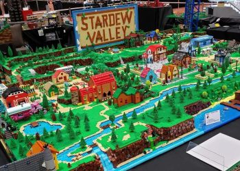 Stardew Valley recriado em LEGO vence a BrickCon 2024