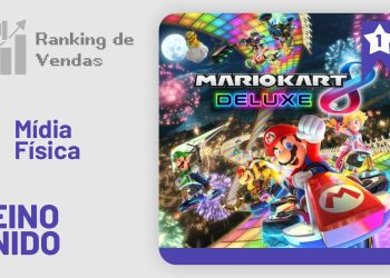 Ranking de Vendas no Reino Unido | Semana até 31/Ago – Mario Kart 8 Deuxe foi o jogo mais vendido da semana passada
