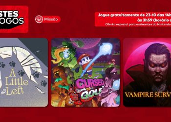 Nintendo Switch Online – Brasil | Testes de Jogos – A Little to the Left, Cursed to Golf e Vampire Survivors são próximos jogos parte do programa