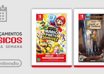 Lançamentos físicos da semana que termina em 19/Out – Super Mario Party Jamboree, Tintin Reporter e mais