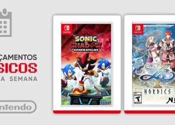 Lançamentos físicos da semana que termina em 26/Out – Sonic x Shadow Generations, Ys X: Nordics e mais