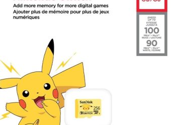 SanDisk MicroSD Pokémon Pikachu – 256GB