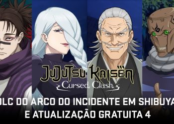 Jujutsu Kaisen Cursed Clash – DLC “Incidente em Shibuya” ganha novo trailer; Personagens Mei Mei, Naobito Zen’in e Choso serão adicionados