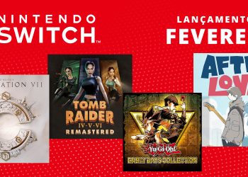 Nintendo destaca os principais lançamentos de fevereiro