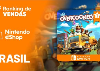Vendas no Brasil | Ranking da eShop do Switch até 15/Fev – Overcooked! 2 Gourmet Edition volta a liderar Top 30