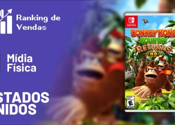 Vendas nos Estados Unidos | Software em Jan/2025 – Donkey Kong Country Returns HD estreia em #8
