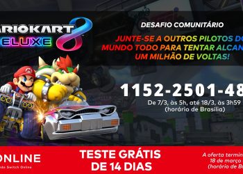 Dia do MAR10 – Desafio comunitário Mario Kart 8 Deluxe, Teste do Switch Online e recompensas My Nintendo são anunciados