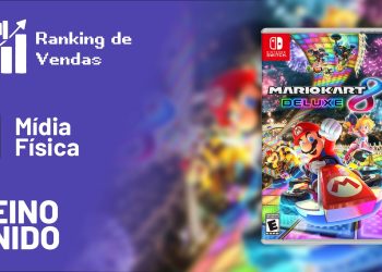 Vendas no Reino Unido | Semana até 1/Mar – Mario Kart 8 Deluxe domina vendas de jogos para o Switch