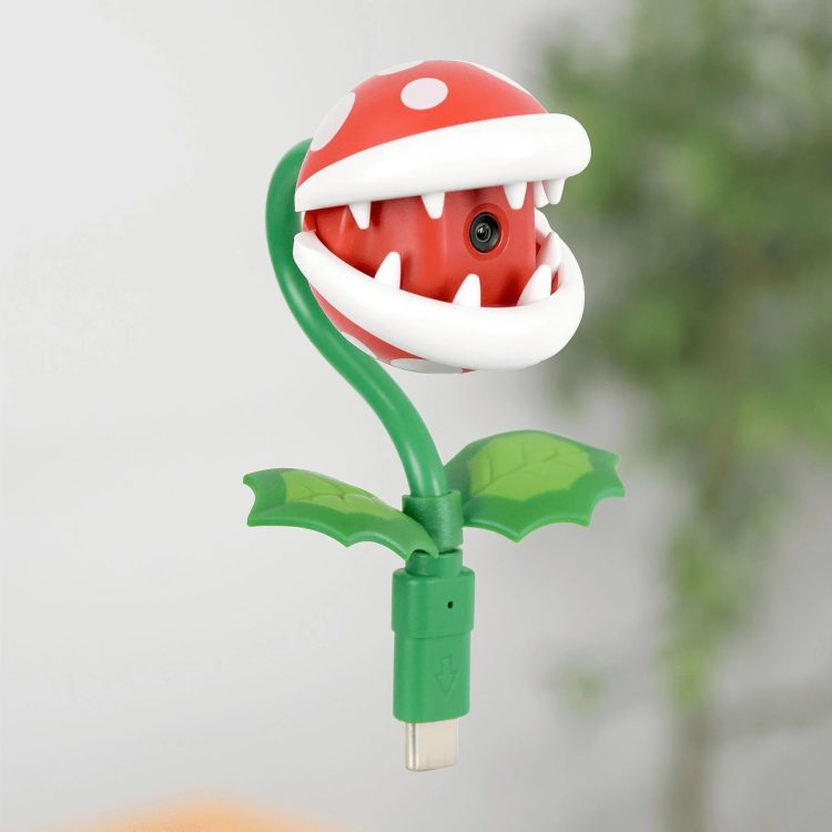 HORI anuncia câmera licenciada para o Nintendo Switch 2 com design da Planta Piranha