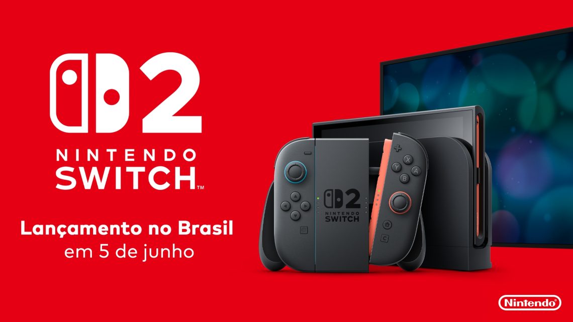 Imagem destacada de Nintendo revela que vendas em andamento do Switch 2 e Switch estão “praticamente empatadas” no Brasil