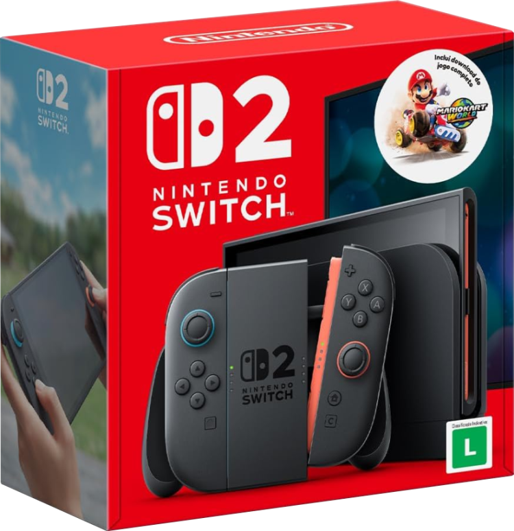 Pacote Nintendo Switch 2 + Mario Kart World