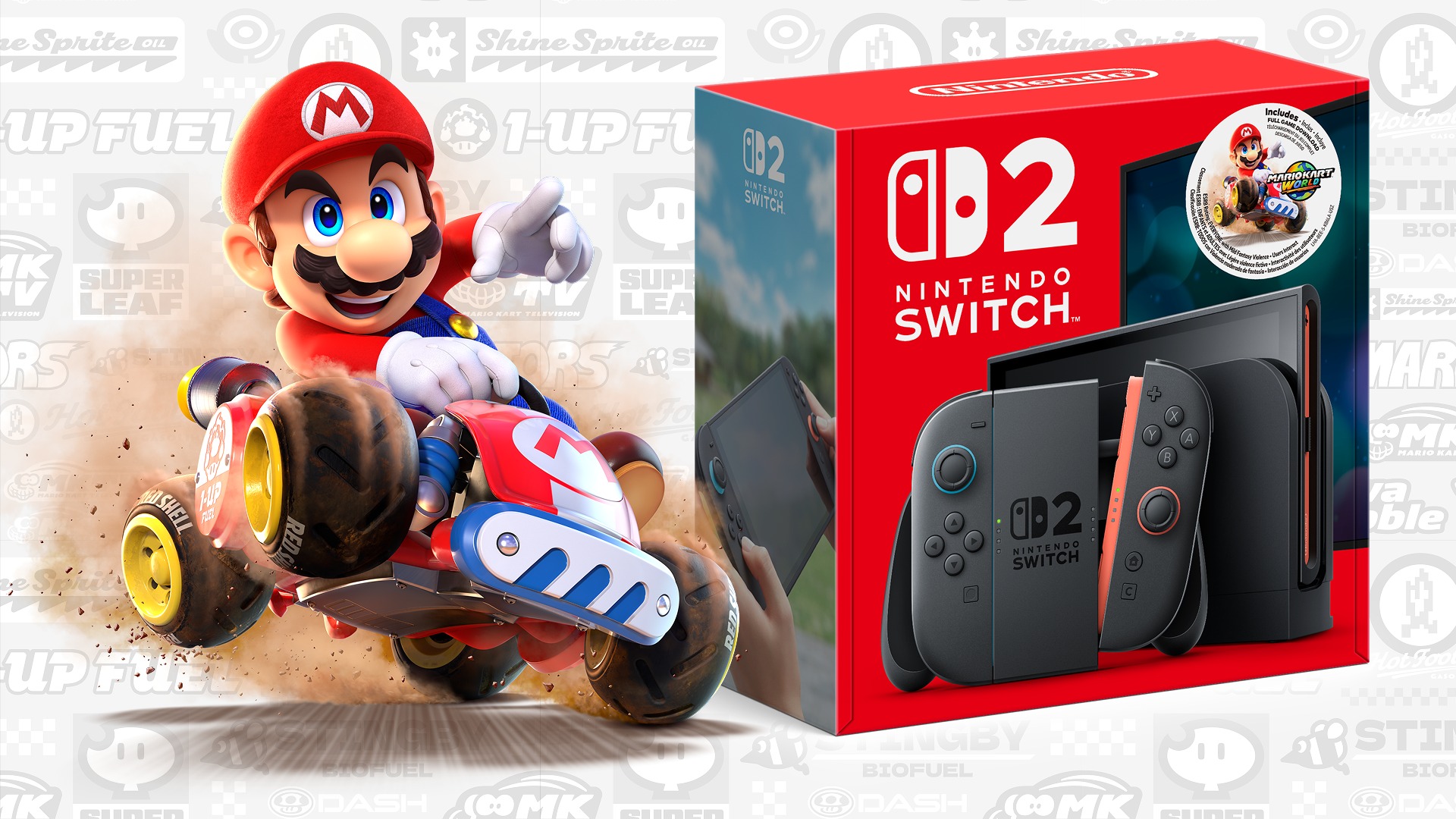 Pacote Nintendo Switch 2 + Mario Kart World