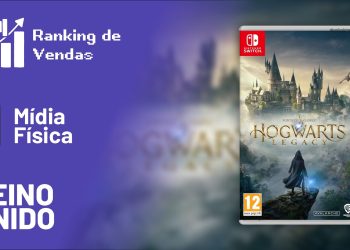 Vendas no Reino Unido | Semana até 12/Abr – Hogwarts Legacy domina o ranking de jogos no país