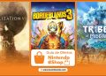 Ofertas Nintendo eShop • Switch | Take-Two tem promoção para Civilization, Borderlands, Tribes of Midgard e mais (24/Mai)