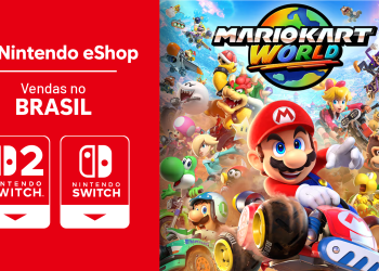 Vendas no Brasil | Nintendo eShop entre 02/Jun e 15/Jun – Mario Kart World lidera em unidades e receita