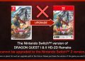 Dragon Quest I & II HD-2D Remake não terá opção de upgrade entre as versões de Switch e Switch 2