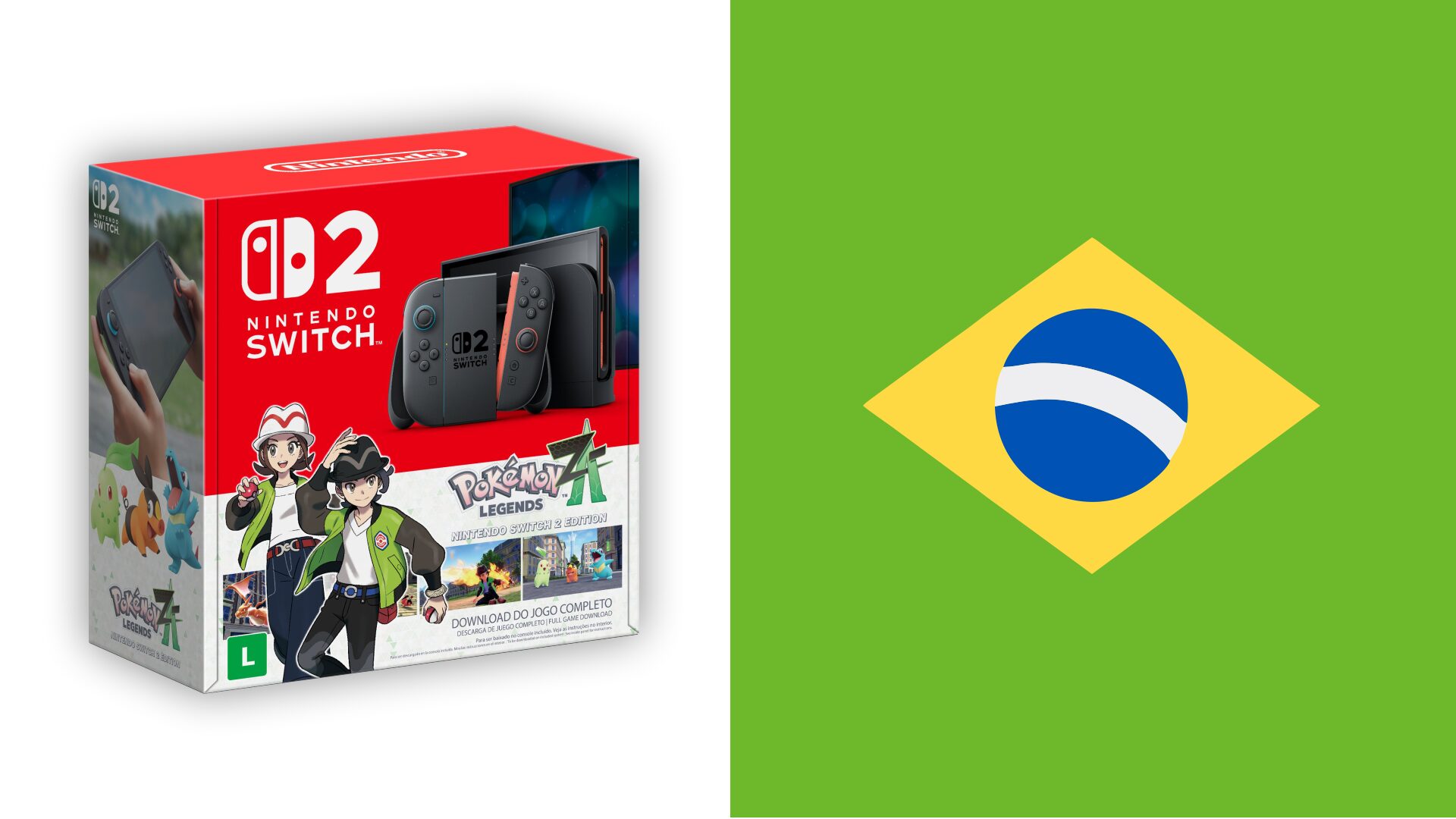 Nintendo anuncia lançamento de bundle do Switch 2 com Pokémon