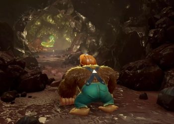 Donkey Kong Bananza – Confira uma arte conceitual da Mina de extração de bananas