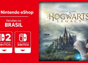 Vendas no Brasil | Nintendo eShop entre 04/Ago e 17/Ago – Hogwarts Legacy é líder em unidades e receita