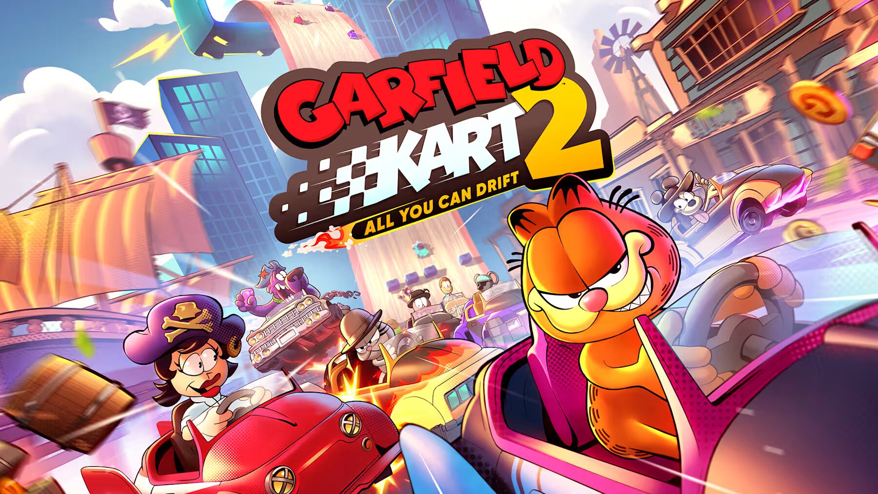 Garfield Kart 2: All You Can Drift