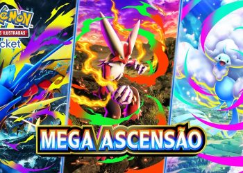 Pokémon Estampas Ilustradas Pocket receberá a expansão Mega Ascensão em 30 de outubro; trailer promocional