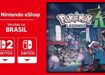 Vendas no Brasil | eShop entre 29/Set e 12/Out – Pokémon Legends: Z-A domina ambos rankings de unidades e receita já no pré-carregamento